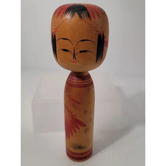 Kokeshi GOTO KIZO 18cm Japanese 7" Traditional Wooden Doll Vintage From JAPAN - Picture 1 of 7